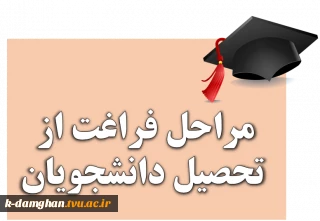 مراحل فراغت از تحصیل دانشجویان وشرایط دریافت مدرک پایان تحصیلات