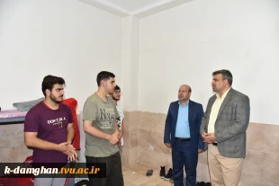 بازدید هیئت رئیسه دانشگاه از آموزشکده فنی و حرفه‌ای پسران سمنان 5