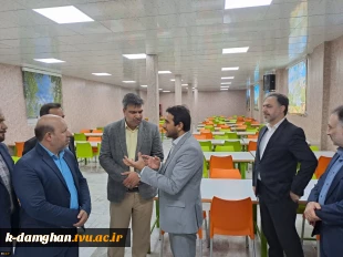 بازدید هیئت رئیسه دانشگاه از آموزشکده فنی و حرفه‌ای پسران سمنان 8