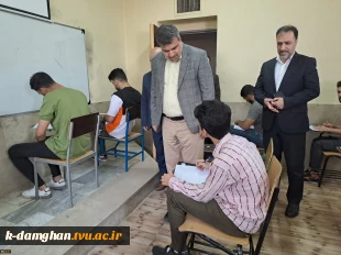 بازدید هیئت رئیسه دانشگاه از آموزشکده فنی و حرفه‌ای پسران سمنان 13