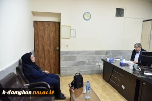 در سفر استانی به سمنان صورت گرفت:
ملاقات عمومی رئیس و اعضای هیئت رئیسه دانشگاه با دانشگاهیان دانشگاه فنی و حرفه‌ای استان سمنان 3