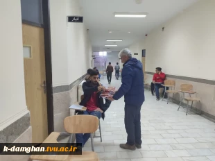 جشن ولادت مولای متقیان حضرت علی (ع) همراه با اقامه نماز ظهر و عصر در نمازخانه آموزشکده کشاورزی امیرآباد دامغان با حضور جمعی از کارمندان این مجموعه دانشگاهی  2